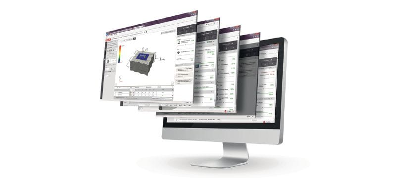 PROFIS Engineering Suite 結構設計軟體 結構工程錨栓設計軟體，具有規範和批准、基於組件的有限元素法計算以及各種緊固方法