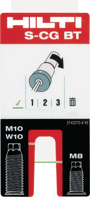 Image 1 of 1: Calibration card S-CC BT 6 