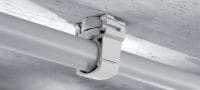 X-EKSC MX 管夾 塑膠線纜/導管夾，採夾入設計，附卡鎖，可搭配連發釘使用 應用 2