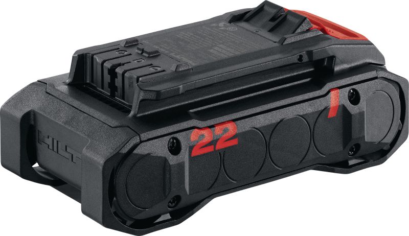 Image 2 of 3: B 22-85 Nuron battery Versatile 22V Li-ion battery with optimal balance of weight, power and run time for use with Nuron power tools