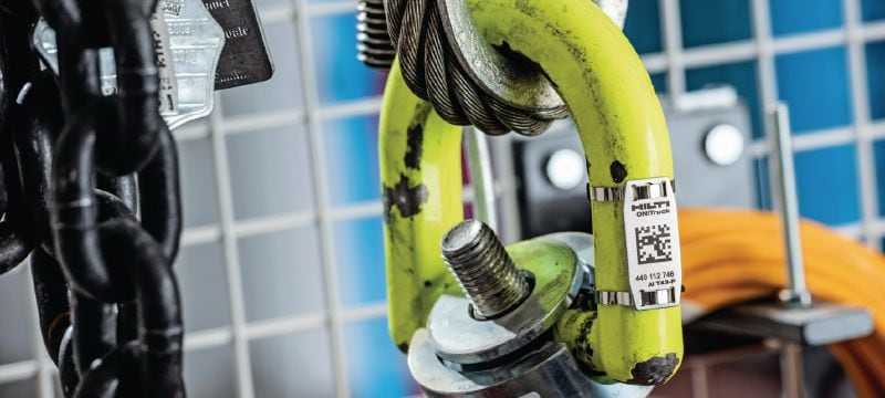Image 2 of 3: AI T43-P Asset tag Very robust stainless steel tracking tag for tools and equipment exposed to extremely tough environments Applications 1