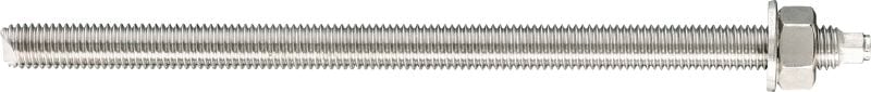 HAS-U-R2 Anchor rod High-performance anchor rod for capsule and injectable hybrid/epoxy anchoring in concrete and masonry