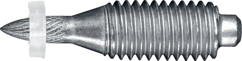 Image 1 of 1: X-EM8H P8 螺紋螺栓 碳鋼螺紋螺栓，專門搭配火藥擊釘工具用於鋼材 (8 mm 墊圈) - 限用於室內環境