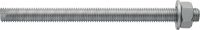 Slide 1 of 5 (selected): HAS-T-R2 Standard anchor rod for use with capsules (stainless steel)