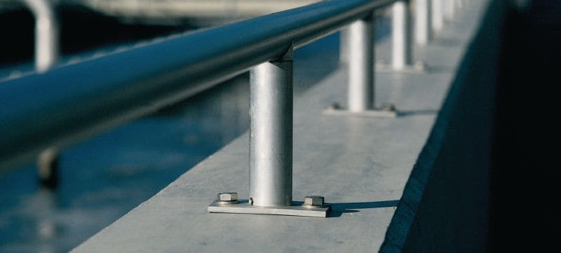 HSC-AR 淺式倒切錨栓 終極性能的淺倒切安卡錨栓 (不鏽鋼、外螺紋) 應用 1