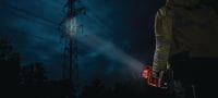 Go to slide 3 of 3: SL 4-22 cordless searchlight Cordless LED light with powerful long-range beam and 3 modes (searchlight, floodlight and combined) for illuminating work areas (Nuron battery platform) Applications 1