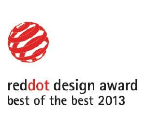 This product has been awarded the "Best of the Best" Red Dot Design Award.