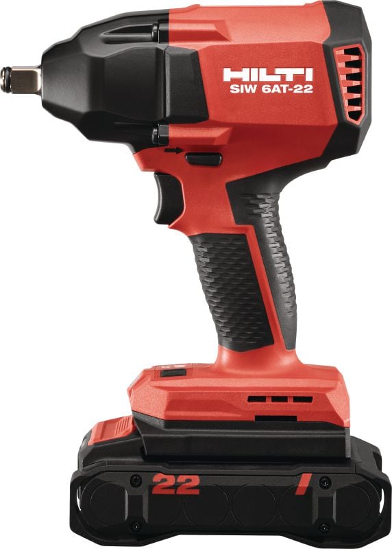 Image 1 of 5: SIW 6AT-22 Mid-Torque impact wrench Power-class 22V impact wrench with robust 1/2 friction ring anvil for faster and safer anchoring and bolting