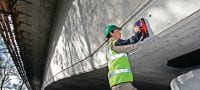 Go to slide 7 of 8: PS 1000 X-Scan Concrete scanner Efficient concrete scanner for structural analysis and to locate embedded objects in multiple layers Applications 4
