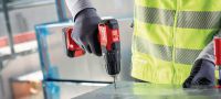Go to slide 3 of 4: SF 2H-A12 Cordless hammer drill driver Subcompact-class 12V brushless hammer drill driver for when you need access, low weight and high control Applications 2
