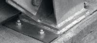 HST3 楔形錨栓 終極性能楔形拉脹安卡錨栓，適合在開裂混凝土中的靜態負載和地震負載使用 (碳鋼) 應用 1
