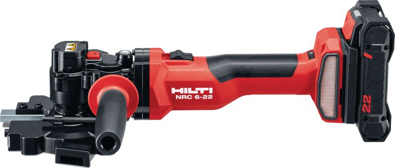 Image 1 of 7: NRC 6-22 Cordless rebar cutter Cordless rebar flush cutter for low spark cold cutting threaded rods and (25mm / #8) rebar (Nuron battery platform)