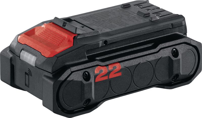 B 22-55 Nuron battery Compact and light 22V Li-ion battery for light-duty tasks using Nuron power tools