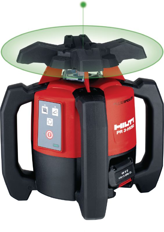 Image 1 of 7: PR 3-HVSG 室內旋轉雷射水平儀 具有高可見度綠光雷射的室內型旋轉雷射水平儀