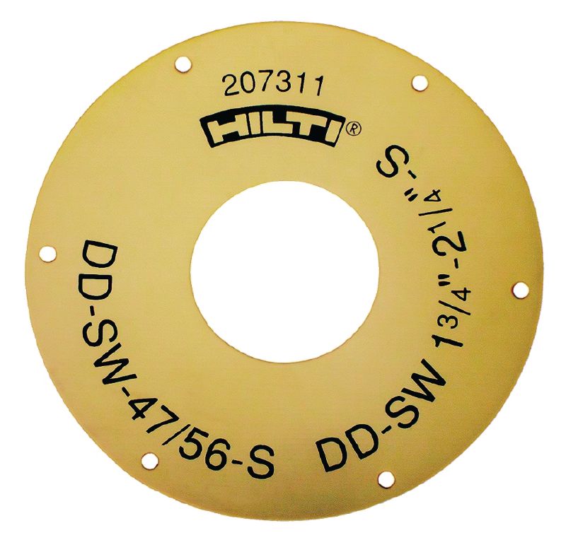 DD-SW-S 密封墊圈 適用於 DD-WC-S 集水環的密封，空心鑽頭直徑為 8 mm (5/16) 至 87 mm (3-7/16)