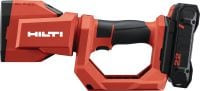Slide 1 of 3 (selected): SL 4-22 cordless searchlight Cordless LED light with powerful long-range beam and 3 modes (searchlight, floodlight and combined) for illuminating work areas (Nuron battery platform)