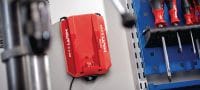 Go to slide 3 of 3: C 4-22 Nuron compact charger Compact charger for all Hilti Nuron batteries Applications 1