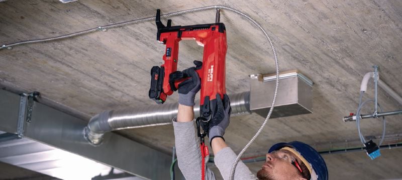 BX 3-ME-22 充電式混凝土擊釘槍 (M&E 版) Nuron 電動擊釘緊固器工具，適用於將線纜、導管和螺紋螺栓安裝到混凝土、鋼和磚石上 (最大釘長為 24 mm│15/16”) 應用 1